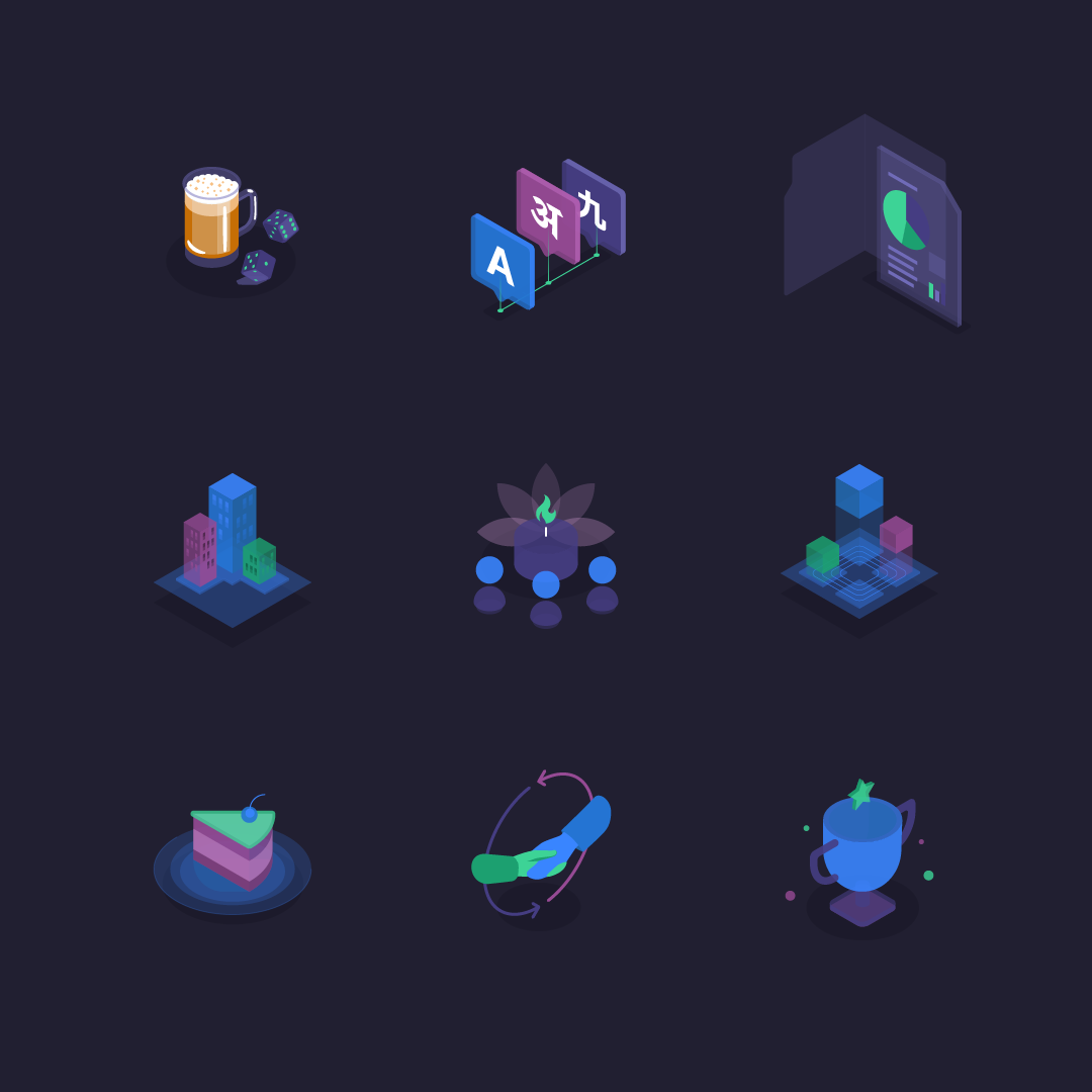 Example of Icon Design & Animation