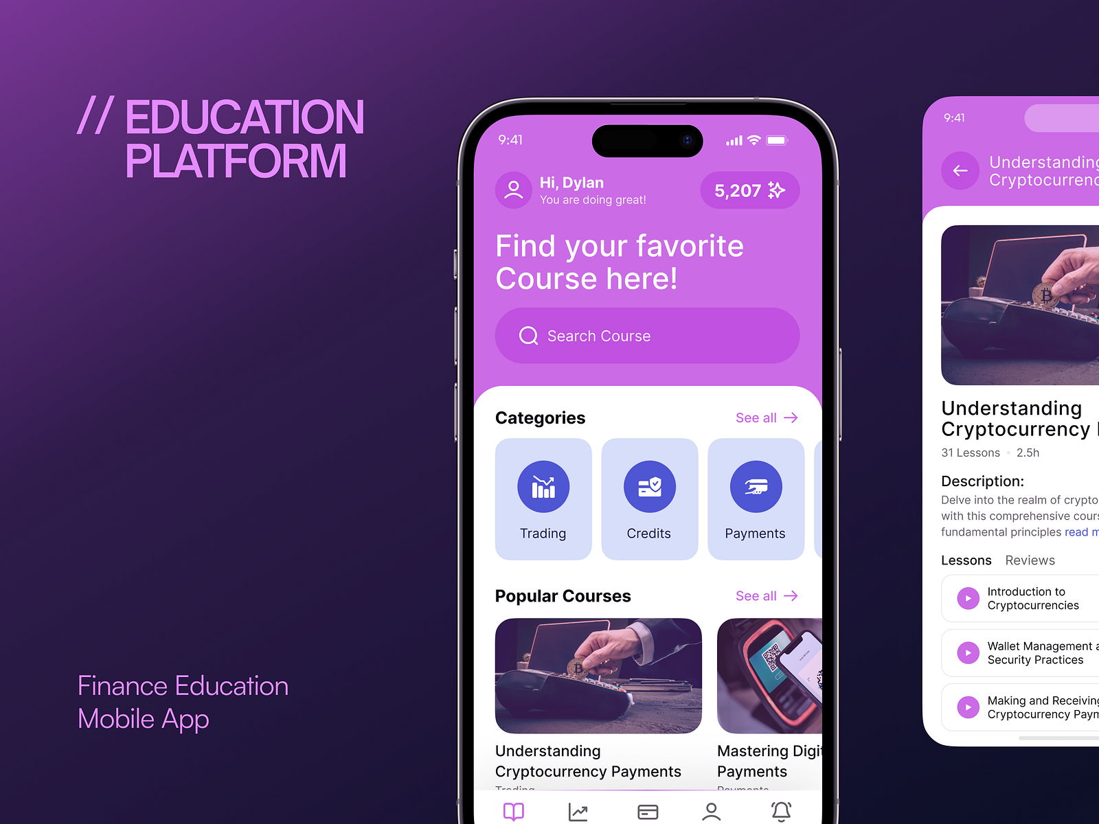 Finance Education Mobile App UIUX Design by Panze Mobile App for Panze - UX  Design Studio on Dribbble