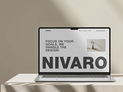 Nivaro – Modern Ecommerce Agency Homepage creative design digital agency e commerce landing landing page light modern template ui ui design ux ux design web web design webflow website design