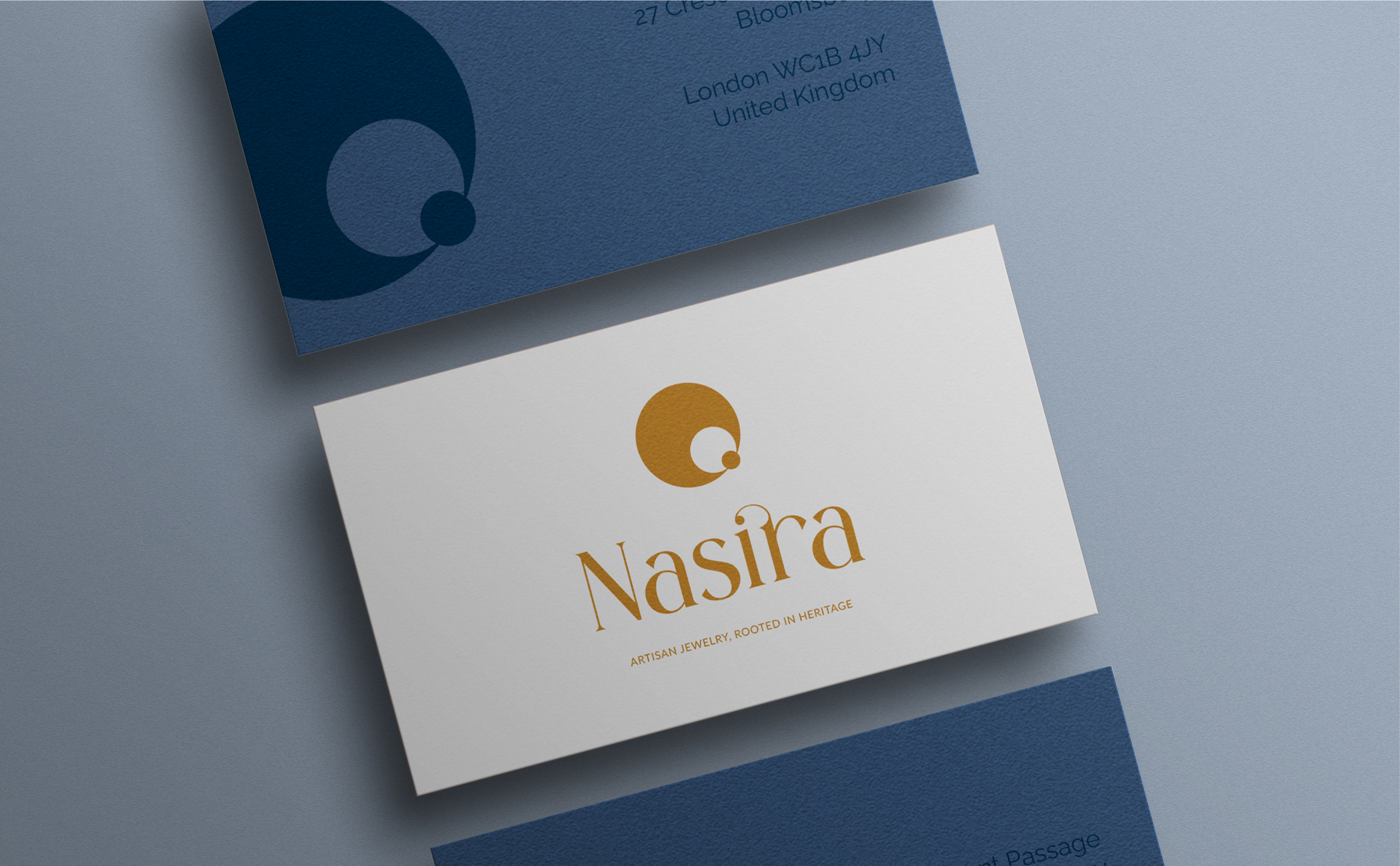 Nasira - Jewelry Brand Identity adobe illustrator brand identity design branding graphic design jewelry brand identity jewelry logo luxury logo packaging design visual design visual identity