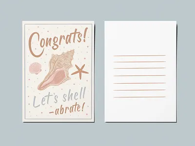 Postcards for Feu De Mer cute illustration design digital illustration graphic design illustration postcard postcard design