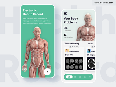 EHR - Electronic Health Record Mobile Ios App android animation app care dashboard design health health care ios lis medical mobile ui motion online patient phs startup thr ui ux