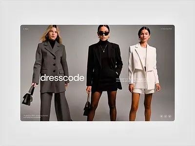 Dresscode - Fashion Tech Website ai agent ai design ai fashion ai landing page ai platform ai startup ai website apparel startup clothing website digital fashion ecommerce startup ecommerce website fashion fashion landing page fashion tech fashion technology fashion website saas website web animation womens wear