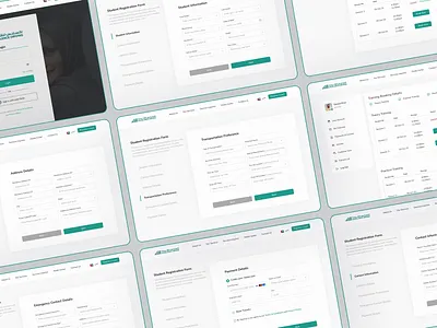 Driving School Portal – Registration & Booking Flow bookingsystem cleanui figmadesign formdesign minimaldesign registrationflow uiux userjourney uxdesign webappui