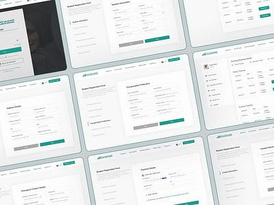 Driving School Portal – Registration & Booking Flow bookingsystem cleanui figmadesign formdesign minimaldesign registrationflow uiux userjourney uxdesign webappui