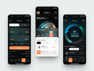 Mobile design for FinTech app app design application application design design interface ios app ios app design mobile mobile app mobile app design mobile design product saas service startup ui ux