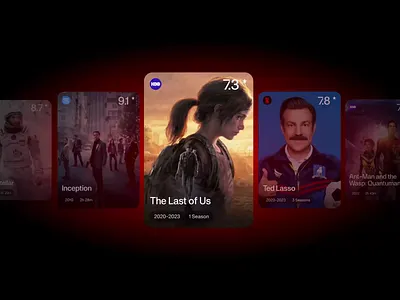 AI Product design interface movie platform slider ✦ Streamingbar ai animation clean dashboard design interaction interface motion graphics product design service startup ui ux