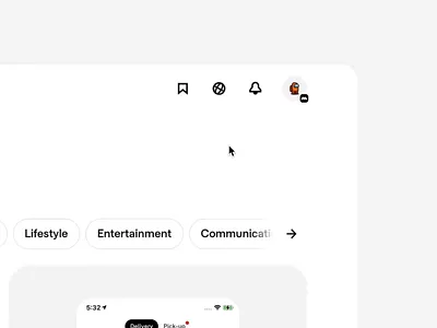 Website Animated icons for Mobbin after effects animation branding icon animation icon design logo animation lottie motion rive ui ui animation ux webdesign