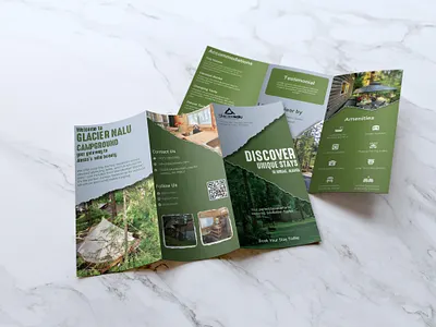 Corporate Tri-fold Brochure Design For travel agency brochure trifold