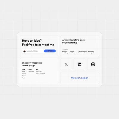 Footer design footer ui