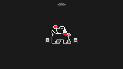 Dog Logo animal branding character clean creative dog identity logo minimalist simple style