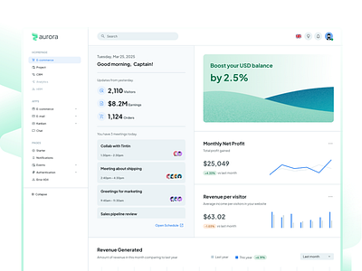 Beautiful Dashboard & Web App Template on the MUI Marketplace analytics aurora b2b best clean crm dashboard design e commerce graphs hrm latest product design project management saas ui design ux design web app web design website