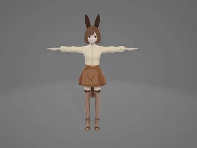 Name: Sophia Platform: VRChat / PC Quest Stallion Studio LTD 3d anime blender bunny girl cartoon design open for commission rig sophia stallion studio limited vrchat