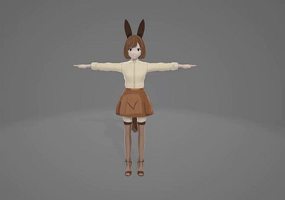 Name: Sophia Platform: VRChat / PC Quest Stallion Studio LTD 3d anime blender bunny girl cartoon design open for commission rig sophia stallion studio limited vrchat