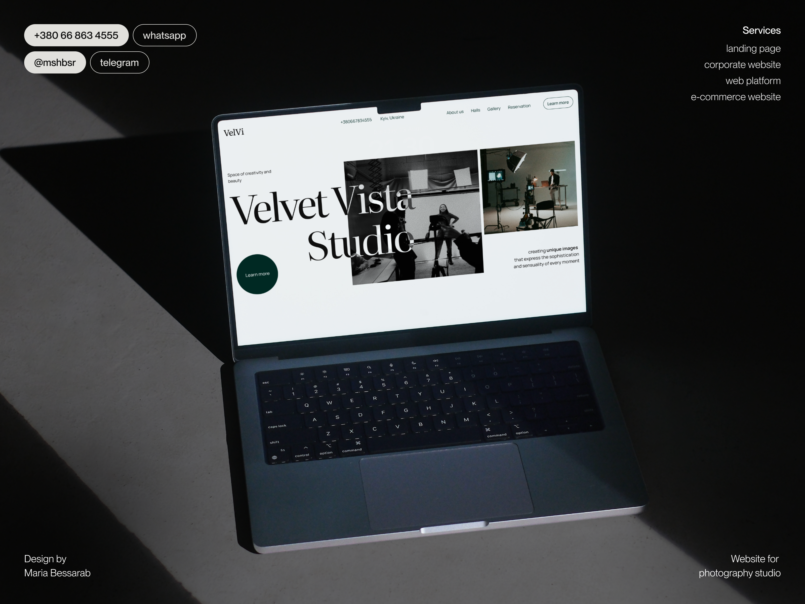 Example of Landing Page