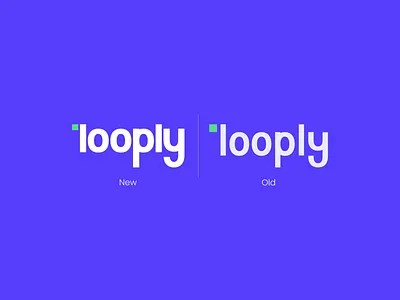 looply technology wordmark logo branding design graphic design logo minimalalist modern redesign vector wordmark