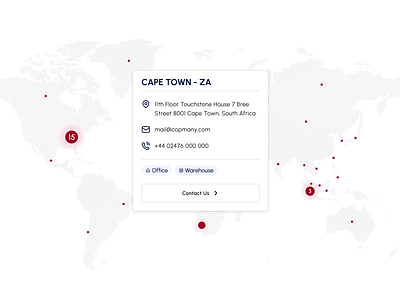 Map - Locations 🔥 location locations map maps offices offices locations offices map ui location ui map ui maps uidesign ux map vector location vector map web locations