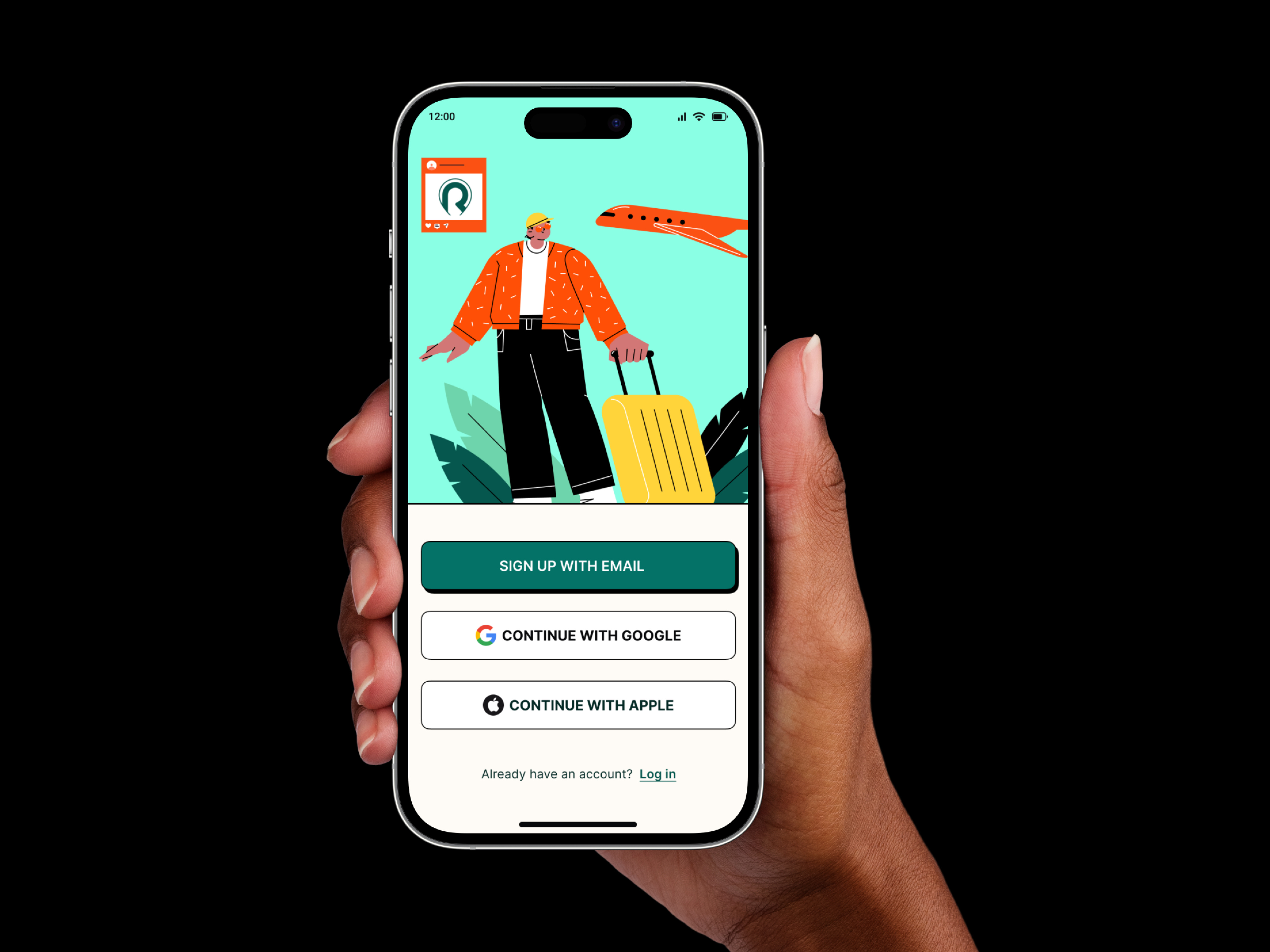 Travel App Welcome Page Design app design illustration mobile app onboarding mobile onboarding onboarding ui ui vacation app