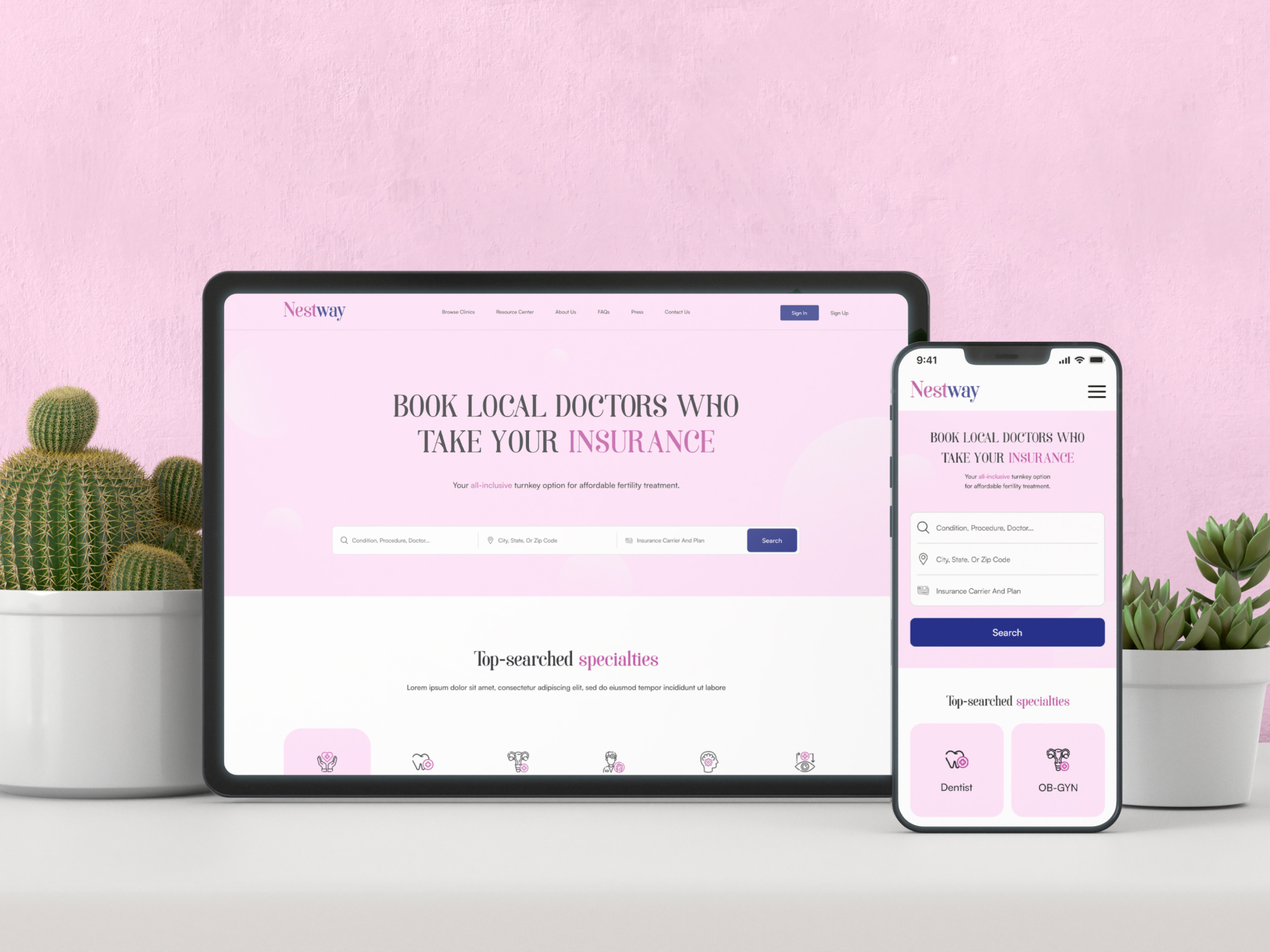 Example of High Converting Website UI/UX Design