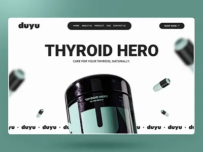 DUYU CAPSULE MEDICINE WEBSITE DESIGN app branding design elementor figma graphic design graphic designer illustration javascript landing page logo trend ui uiux vector web web design website website design wordpress