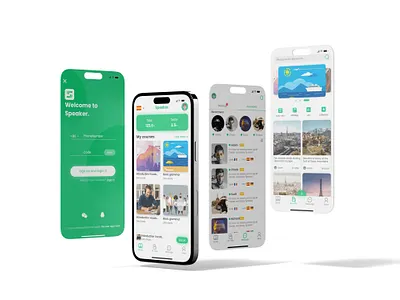 Speaker-A small language learning app suitable for young people appdesign design ui
