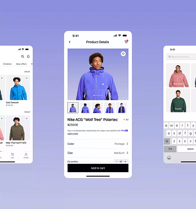 Off-White Product Details Page – E-Commerce add to cart animation app design app interfaces e commerce e commerce app fashion flow ios market place mobile app product app product details product page shop shopify shopping store ui ux wavespace