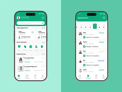 MediMeet | Doctor Appointment Mobile App UI UX Design app design doctor healthcare mobile app
