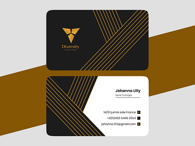 Sharp & Sleek Visiting Card Design adobexd design graphic design illustration logo ui uiux userexperience userinterface ux