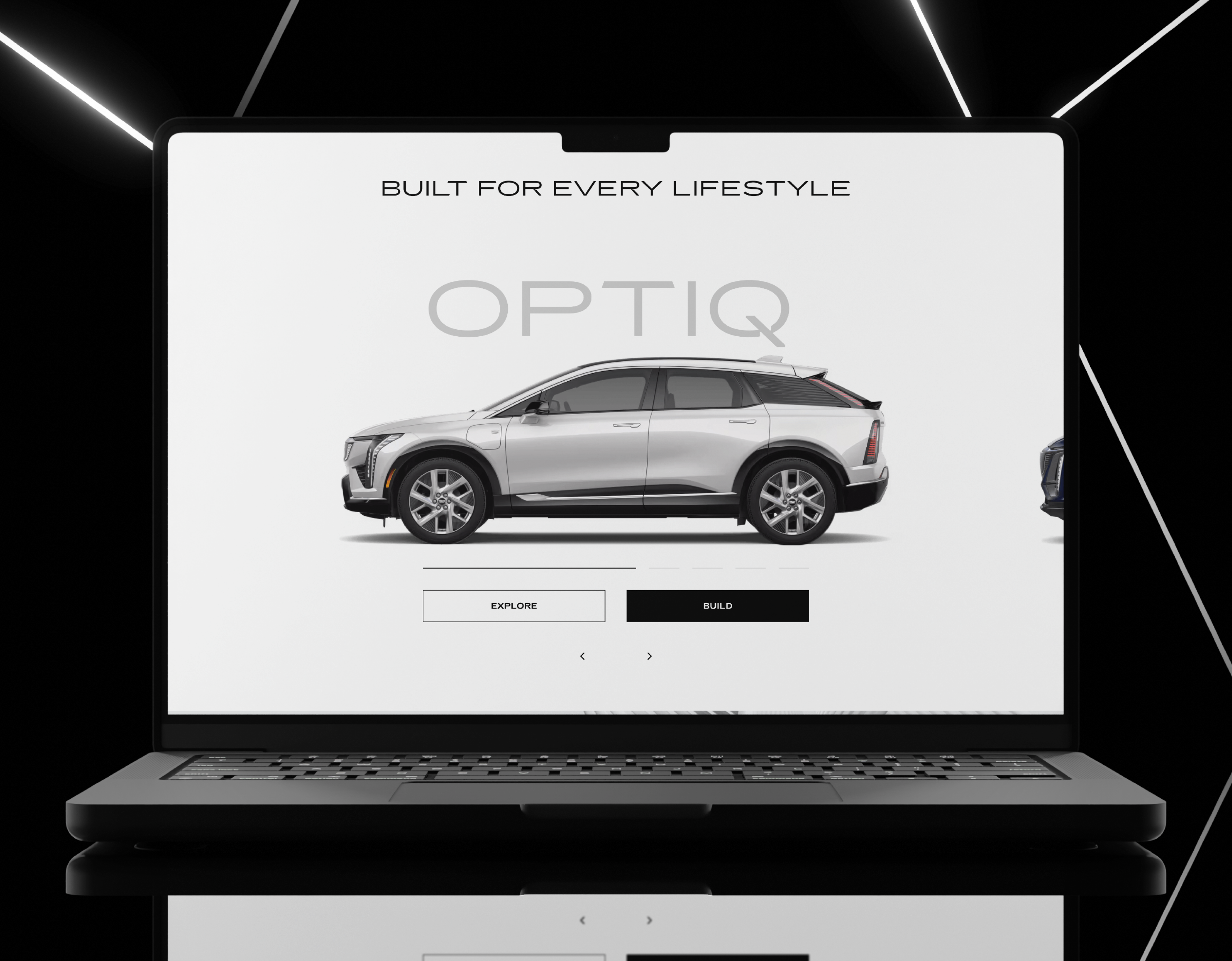 Cadillac Scroller cadillac scroller car figma interaction interactive micro prototype scroll ui ux