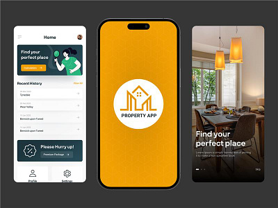 🏠 Find Your Perfect Place – Property App UI appdesign branding creativedesign darkmode design designdaily designshowcase designsystem designtrends figma figmadesign illustration interactiondesign moderndesign modernui prototype typographydesign ui ux
