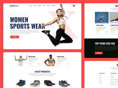 🏋️‍♀️ Sport Box – Style That Moves With You animation appdesign branding creativedesign darkmode design designdaily designshowcase designsystem figma figmadesign illustration interactiondesign moderndesign modernui productdesign prototype typographydesign ui ux