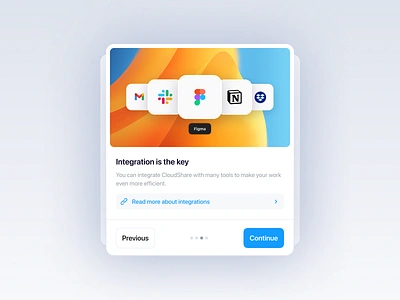 Modal - Integration app branding clean component dashboard design designsystem desktop feature grapchic minimal mobile modal onboarding popup system ui ux