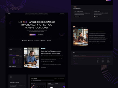 Kibe - Technology Website Template admin app app landing builtwithtemplate business crm platform dashboard it company madeinwebflow madewithwebflow marketing saas saas hero saas landing saas landing page saas website software startup technology webflow