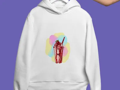 Milkshake Illustration beverage painting