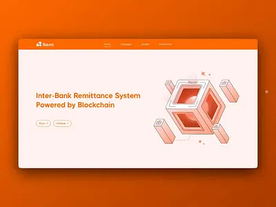 Remi website design ui