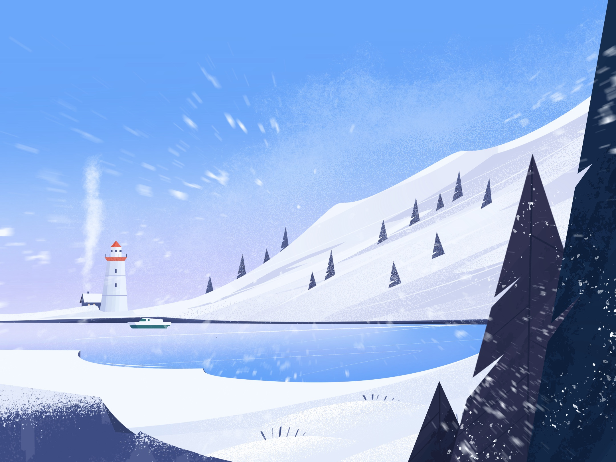 Example of Snowfall