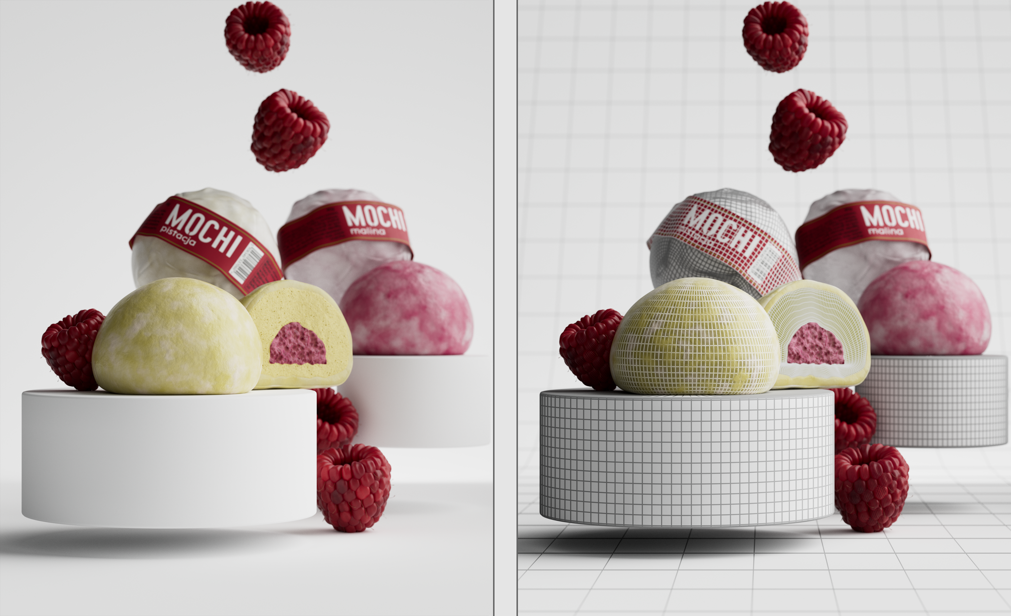 Example of 3D Food Modeling, Render & Animation