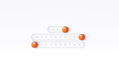 Magnetic Ball Slider animation animation prototyping branding creative design design diter rams figma framer illustration logo skeuomorphism slider ui ui ux visualdesign