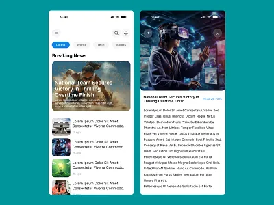 News #DailyUI 094 design ui ui design uiux uiux design user interface