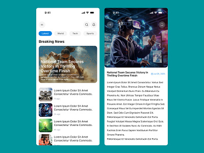 News #DailyUI 094 design ui ui design uiux uiux design user interface