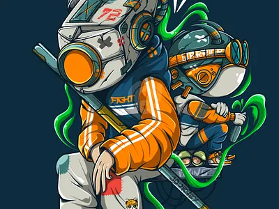 WHAT DO YOU THINK anime art character comic cyberpunk design dystopian futuristic illustration manga