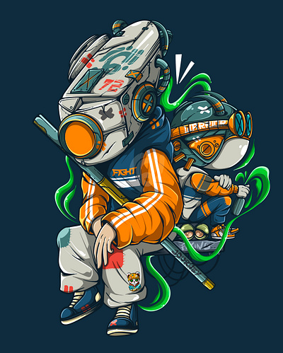 WHAT DO YOU THINK anime art character comic cyberpunk design dystopian futuristic illustration manga