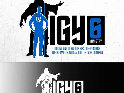 Ministry logo concepts chipdavid dogwings drawing logo ministry police responders vector