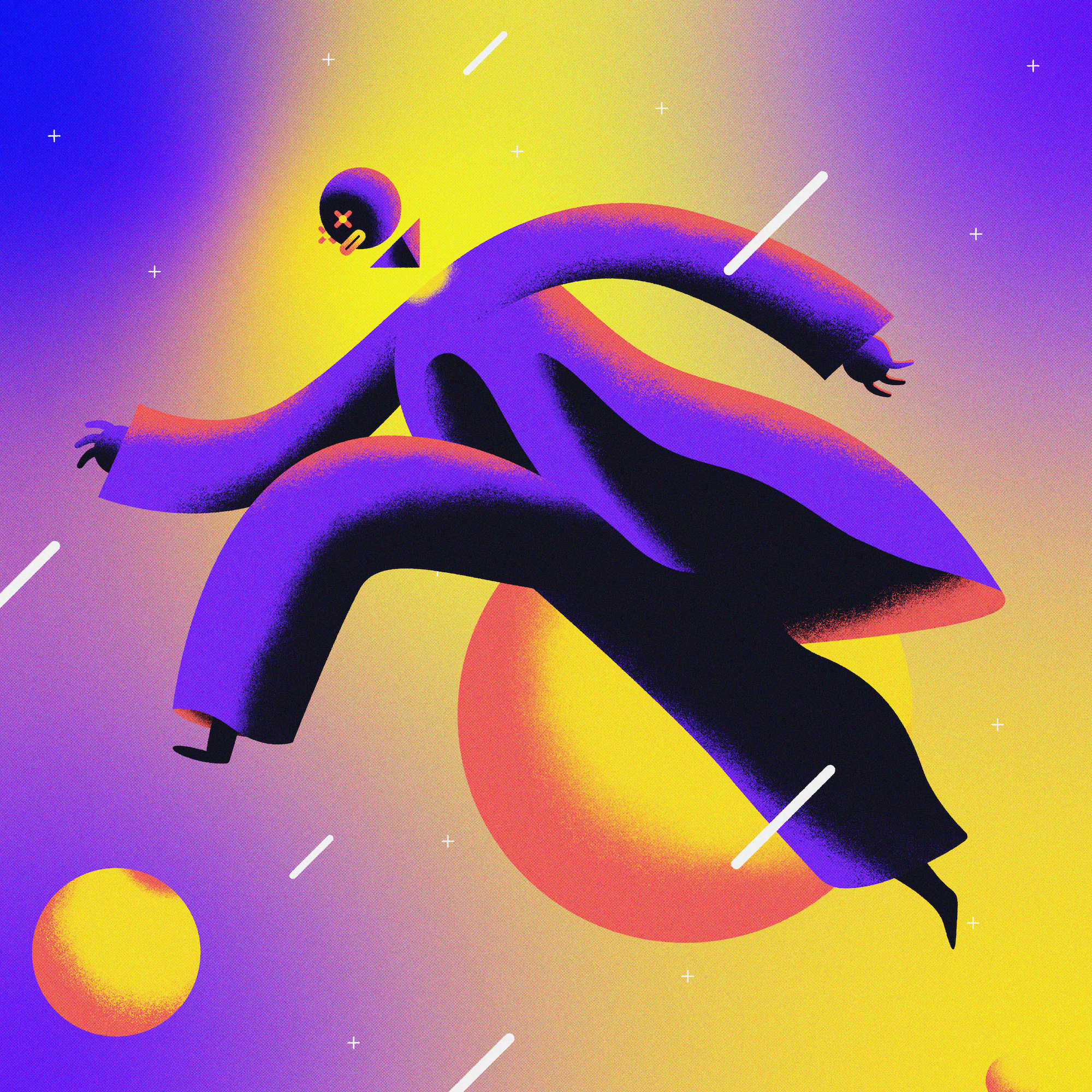 Movin' Up graphic design illustraion