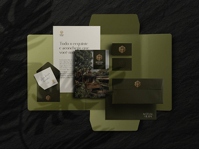 Visual Identity Astral da Ilha branding corporate design download envelope folder identity logo mockup mockups paper psd stationery template typography