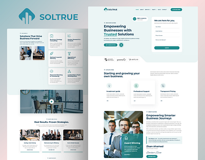 Soltrue — Business Consultation & Coaching Elementor Template business business consultation business growth business idea coaching consultation consulting elementor landing page landingpage ui webdesign wordpress