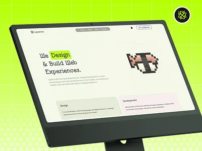 Layerice – Precision-Driven Design Studio Website Redesign animation branding studio creative studio dark mode ui design inspiration development digital experience interaction design landing page minimalist design modern ui next js playfull ui uiux web design web development website design y2k youth