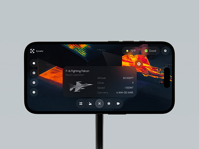 Kynetic - Drone Mission Control App 3d ai app b2b business crm dashboard design drone interface mission mobile product saas service software ui ux visualization