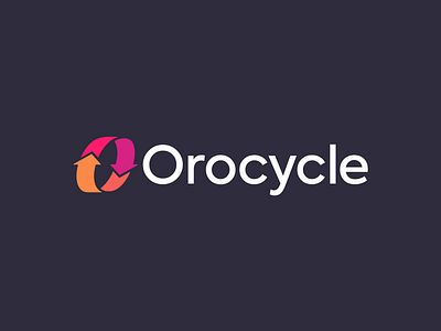Logo Orocycle arrow branding cycle design geometry graphic design icon illustration logo mark minimalism ui