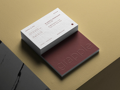 Identity for Grapple Hotel branding business card design download freebie identity logo mockup mockups psd template typography window